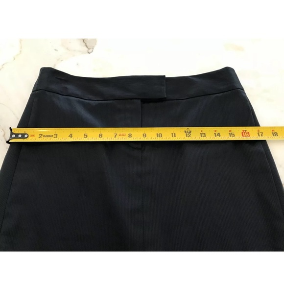 THEORY NAVY PINSTRIPE SKIRT 4 NWOTS! - Picture 10 of 13
